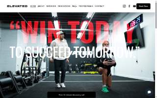 Elevated Strength Rehab website