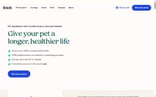 Fetch a Pet website