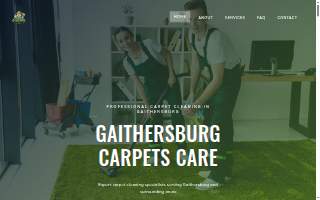 Gaithersburg Carpets Care website