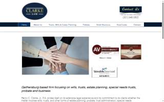 Henry C. Clarke, Jr., P.A. website