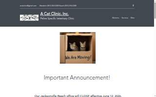 A Cat Clinic website