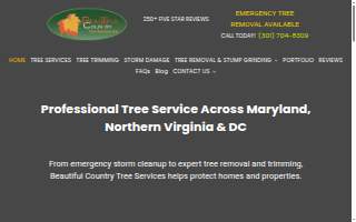 Beautiful Country Tree Service of Germantown website