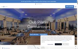 Club Pilates of Germantown website
