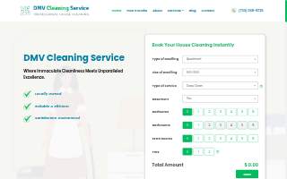 D M V cleaning service website