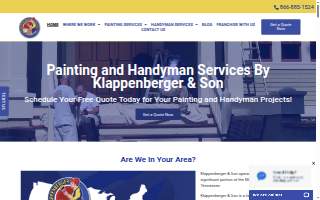 Klappenberger & Son Painting website