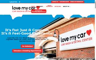 Love My Car Carwash website
