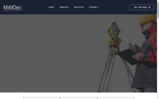 MilliDec Engineers, Surveyors & Drafters, LLC. website