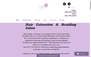 Style Plus Salon website