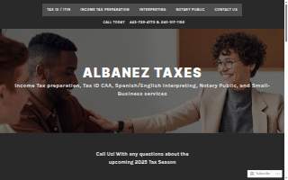 Albanez Taxes website