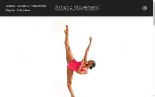 Artistic Movement Academy of Dance website
