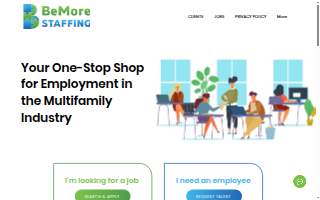 BeMore Staffing of Glen Burnie website