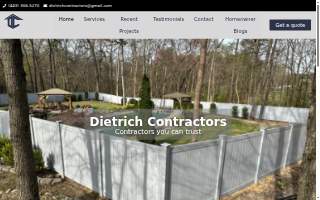 Dietrich Contractors LLC website