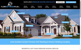 Flow Softwash Plus website