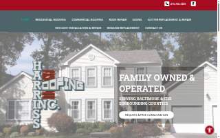 Harriss Roofing Inc website