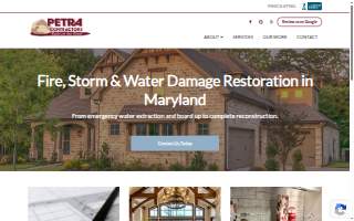 Petra Contractors Inc website