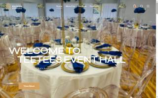 Teetees Event Hall website