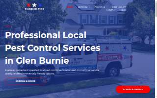 Warrior Pest website