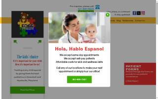 Edge Pediatrics website