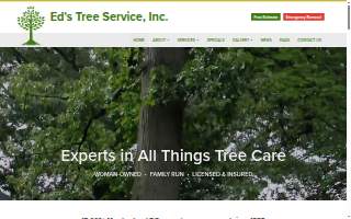 Ed's Tree Service of Greenbelt website