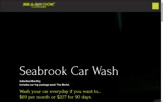 Seabrook Touch Less Carwash website