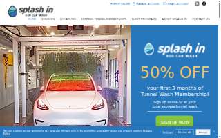 Splash In of Greenbelt website