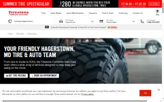 Firestone Complete Auto Care of Hagerstown website