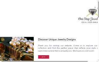One Stop Jewelry Shop website