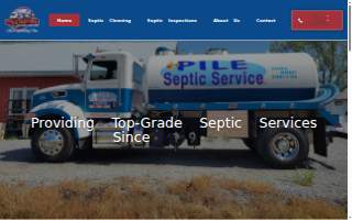 Pile Septic Service LLC website