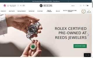 REEDS Jewelers website