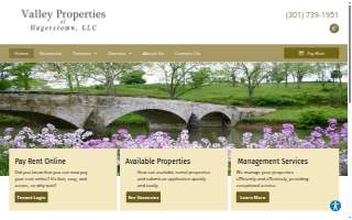 Valley Properties of Hagerstown, LLC website