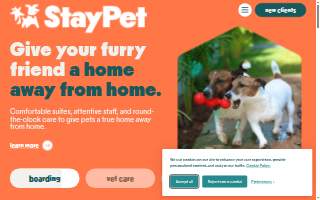 Stay Pet (Resort & Veterinary) of Hanover website