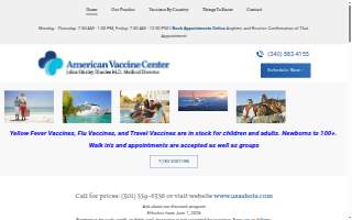 American Vaccine Center Jolan Shirley Rhodes M.D. Medical Director website