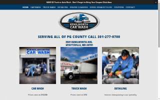 Kenilworth Car Wash website