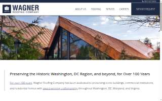 Wagner Roofing Company of Hyattsville website