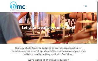 Bethany Music Center website