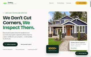 Century Inspections website