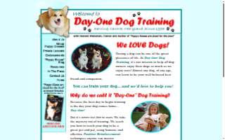 Day One Dog Training website