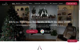 Peak Kitchen and Bath, LLC website