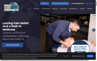 World Class Chiropractic website