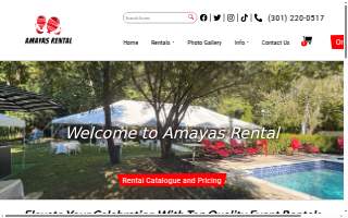 Amayas Rental of Jessup website