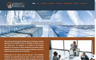 Concept IQ Consulting website