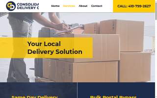 Consolidated Delivery website