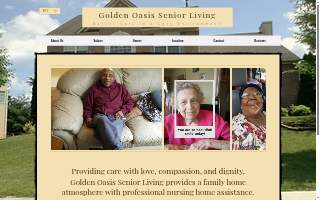 Golden Oasis Senior Living website