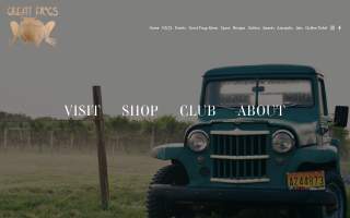 Great Frogs Winery website