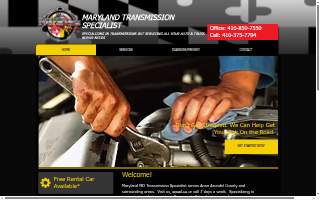 Maryland Transmission Specialist website