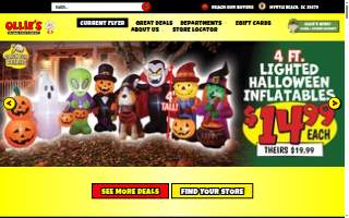 Ollie's Bargain Outlet website