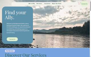 Ally Behavioral Health website
