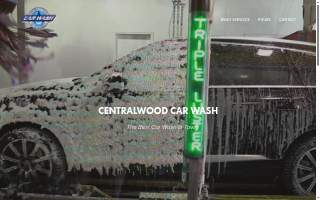 Central Wood Car Wash website