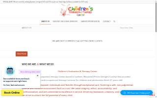 Children's Evaluation & Therapy Center website