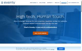 Evenly Orthodontics of Takoma Park website